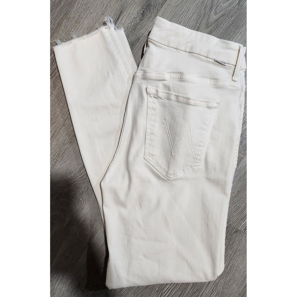 Mother Denim High Waisted Looker Ankle Fray 29